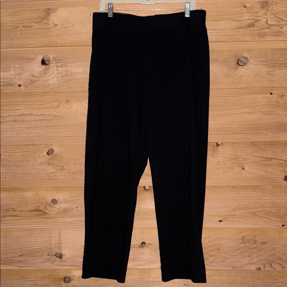Just My Size Black sweat Pants with pockets - Picture 1 of 9